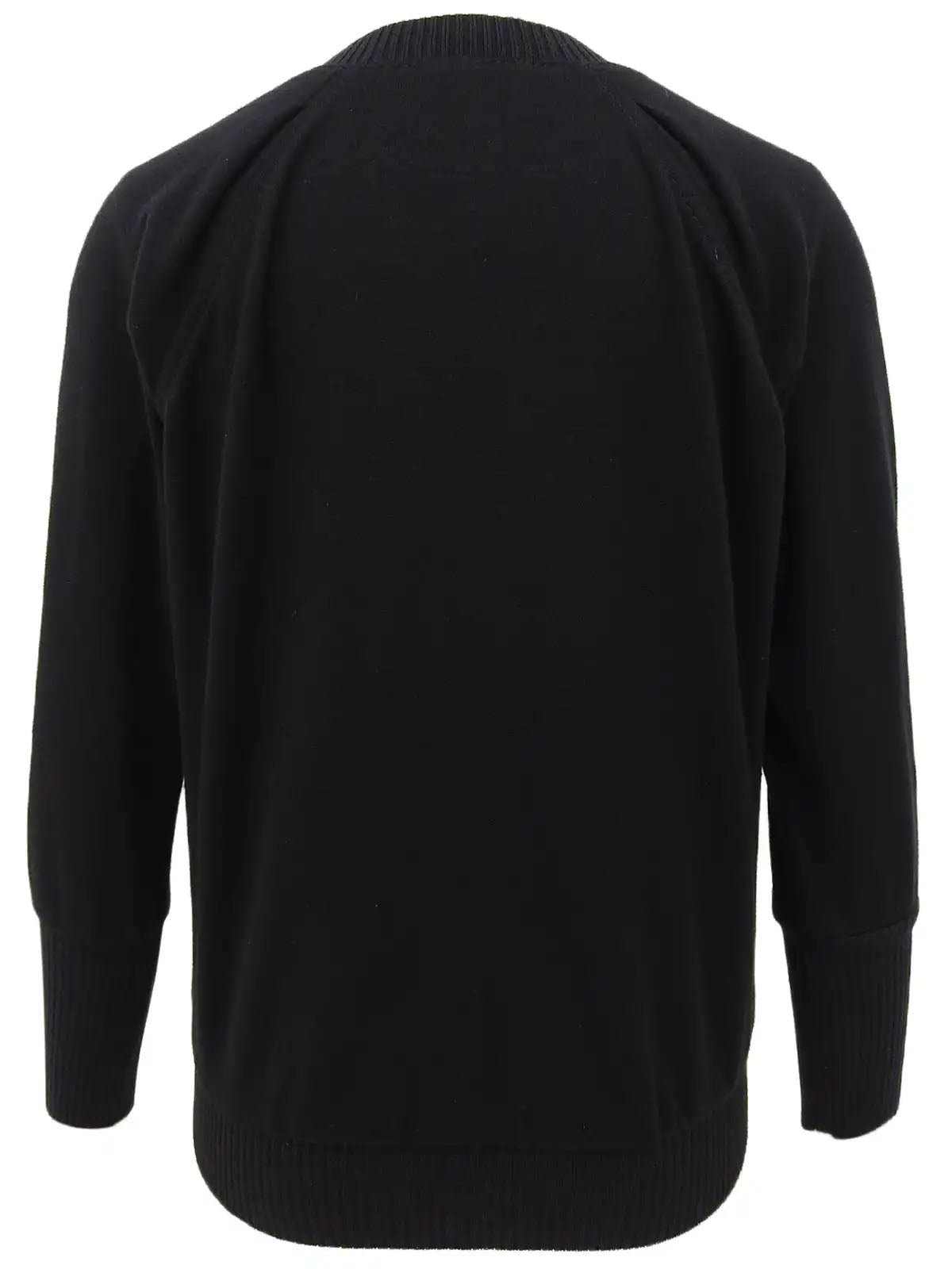 Zip cardigan in black