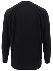 Zip cardigan in black