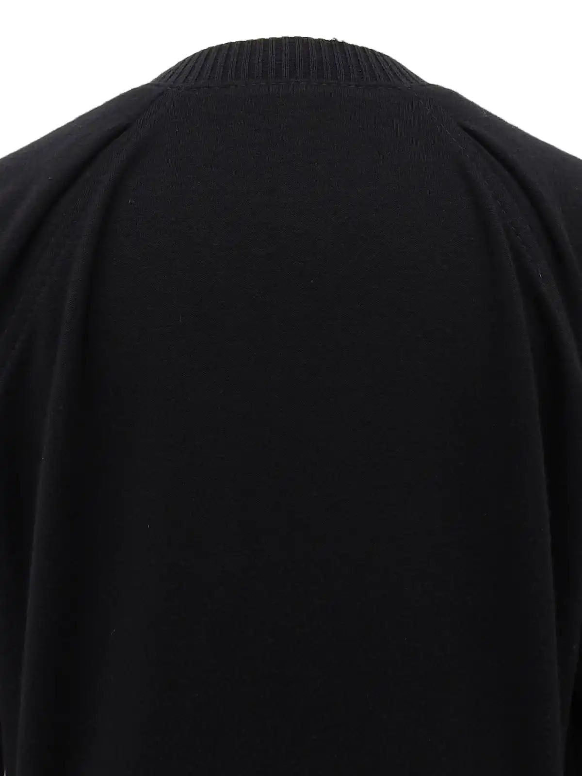 Zip cardigan in black