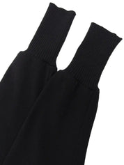 Zip cardigan in black