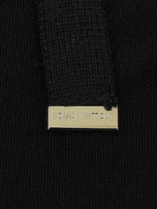 Zip cardigan in black