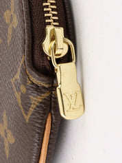 2004 年帆布花押字 Porte Monnaie 长棕色