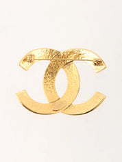 1994 Big CC Mark Brooch Gold