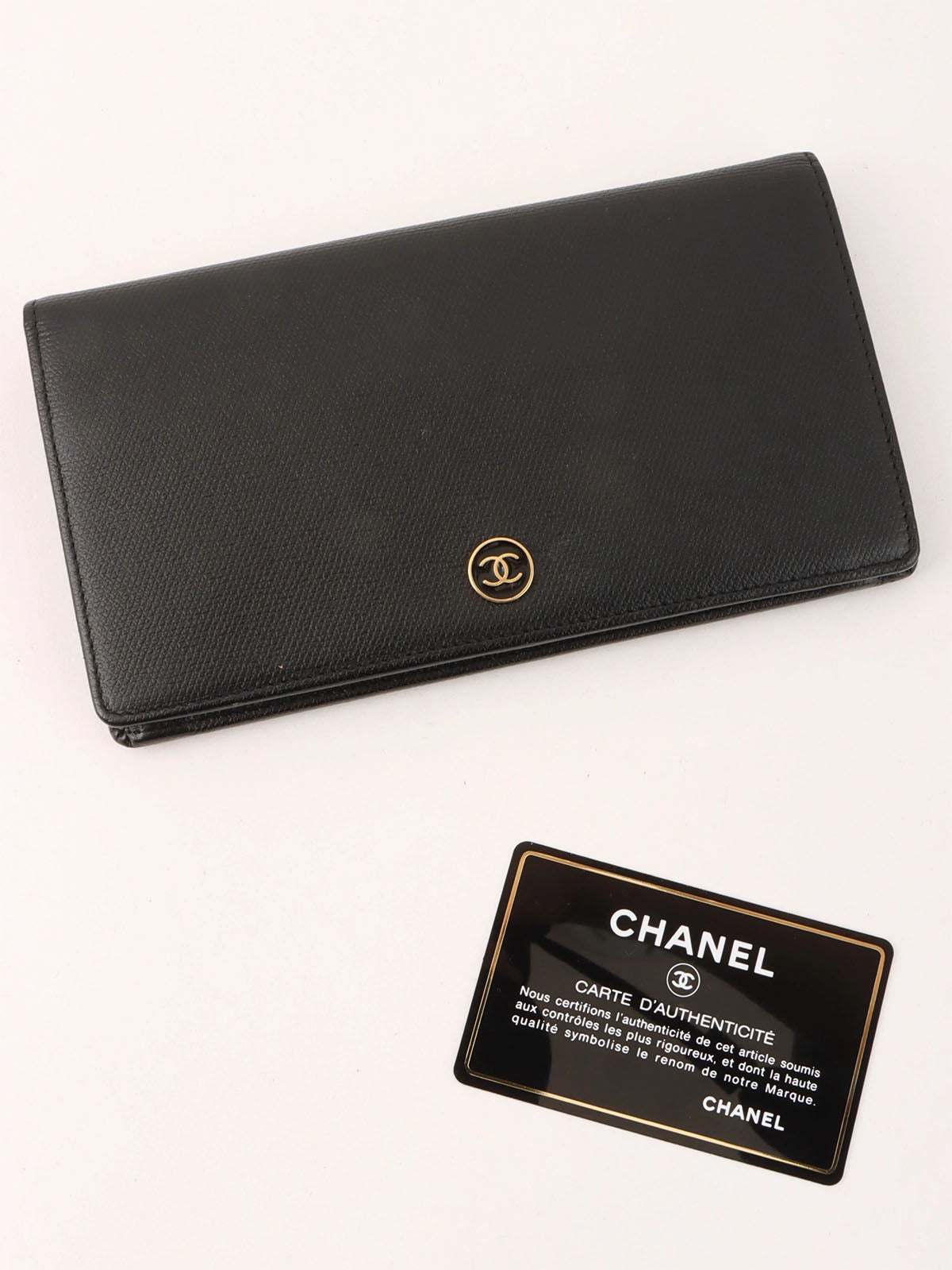 2005 CC Mark Long Wallet Black