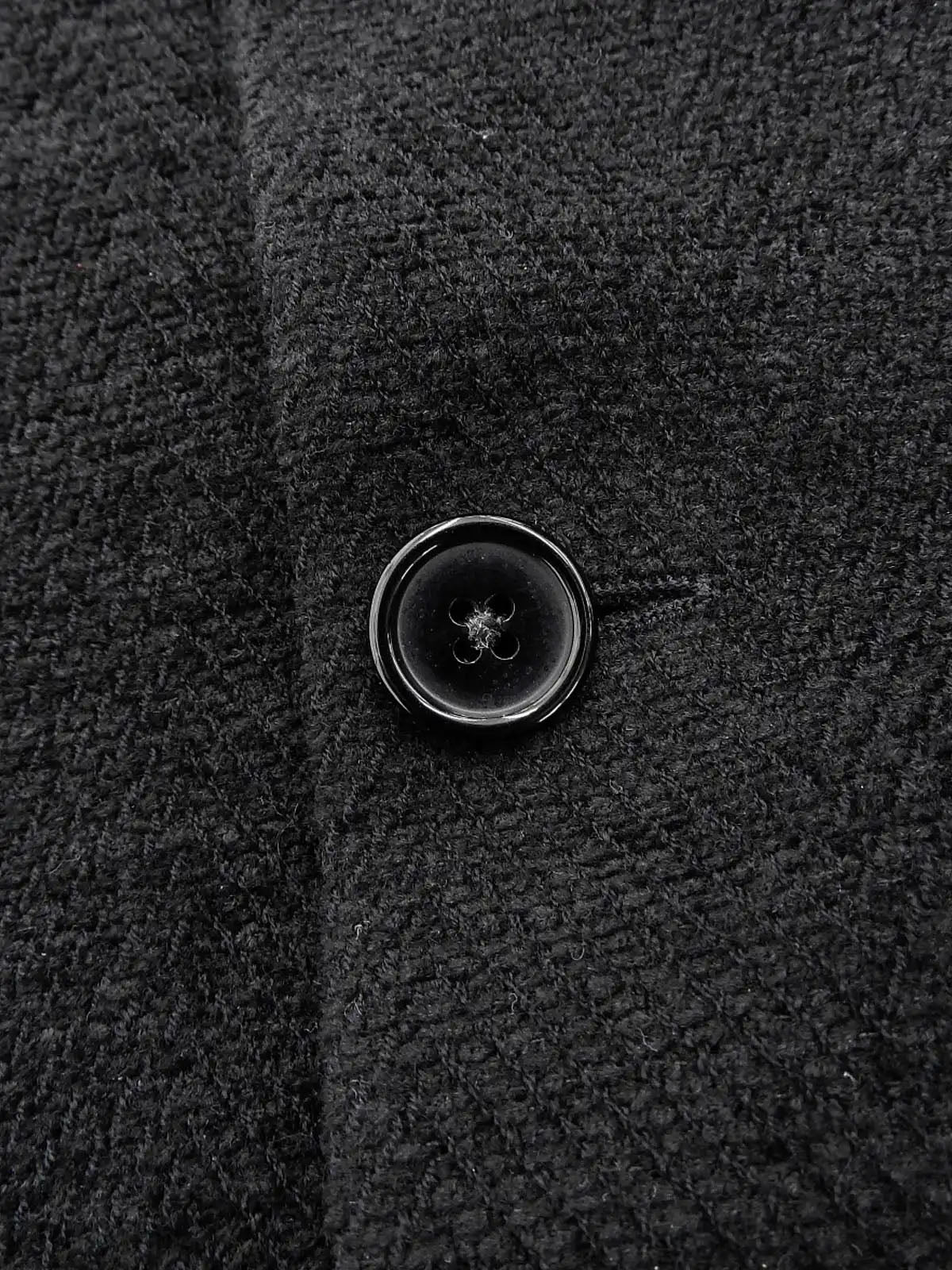 羊毛夹克外套 黑色