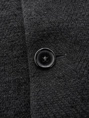 羊毛夹克外套 黑色