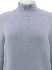 2004年製 カシミアCCマークボタンハイネックニットセーター ラベンダー