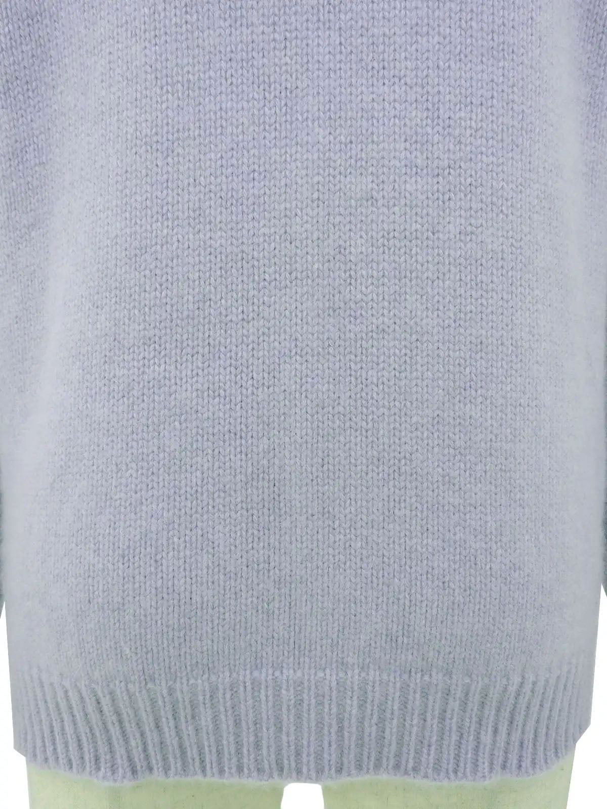 2004年製 カシミアCCマークボタンハイネックニットセーター ラベンダー