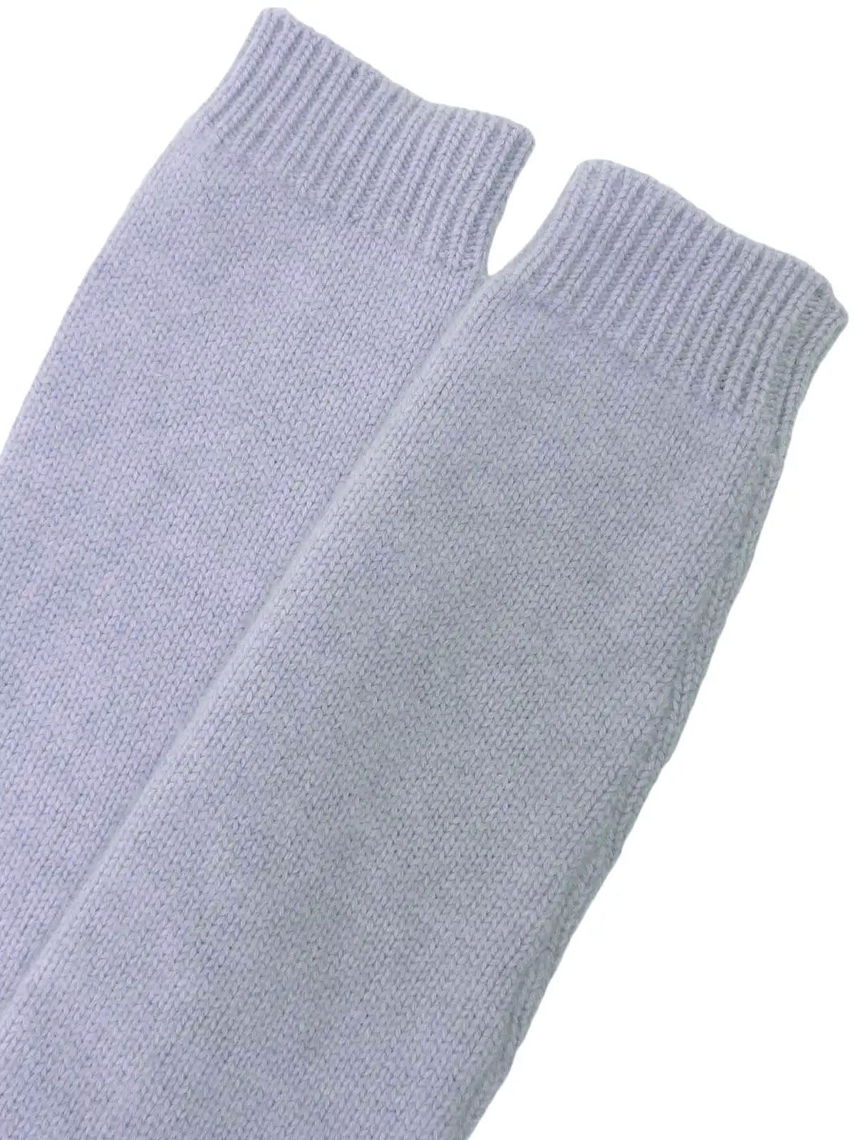 2004年製 カシミアCCマークボタンハイネックニットセーター ラベンダー