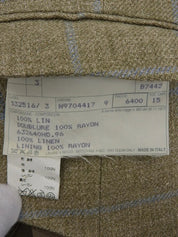 Check Pattern Vest Khaki