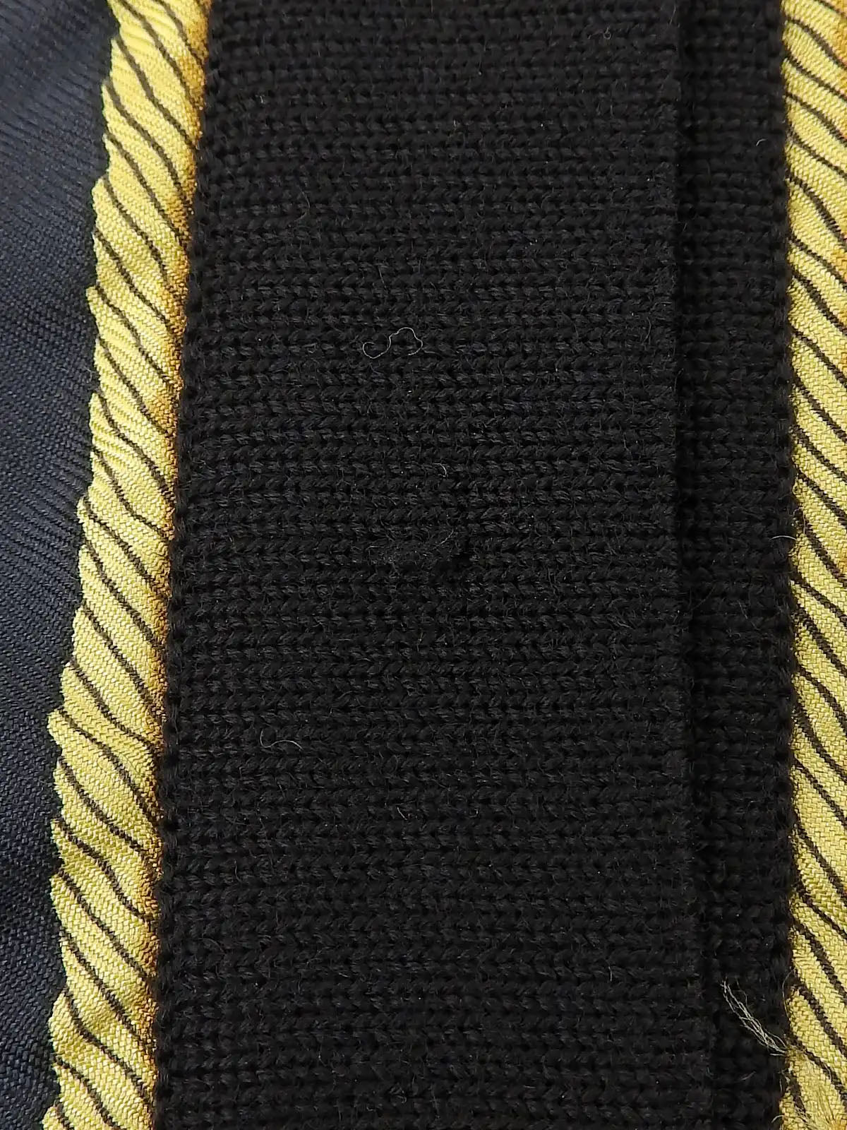 Silk knit combination design pattern cardigan in black/multi