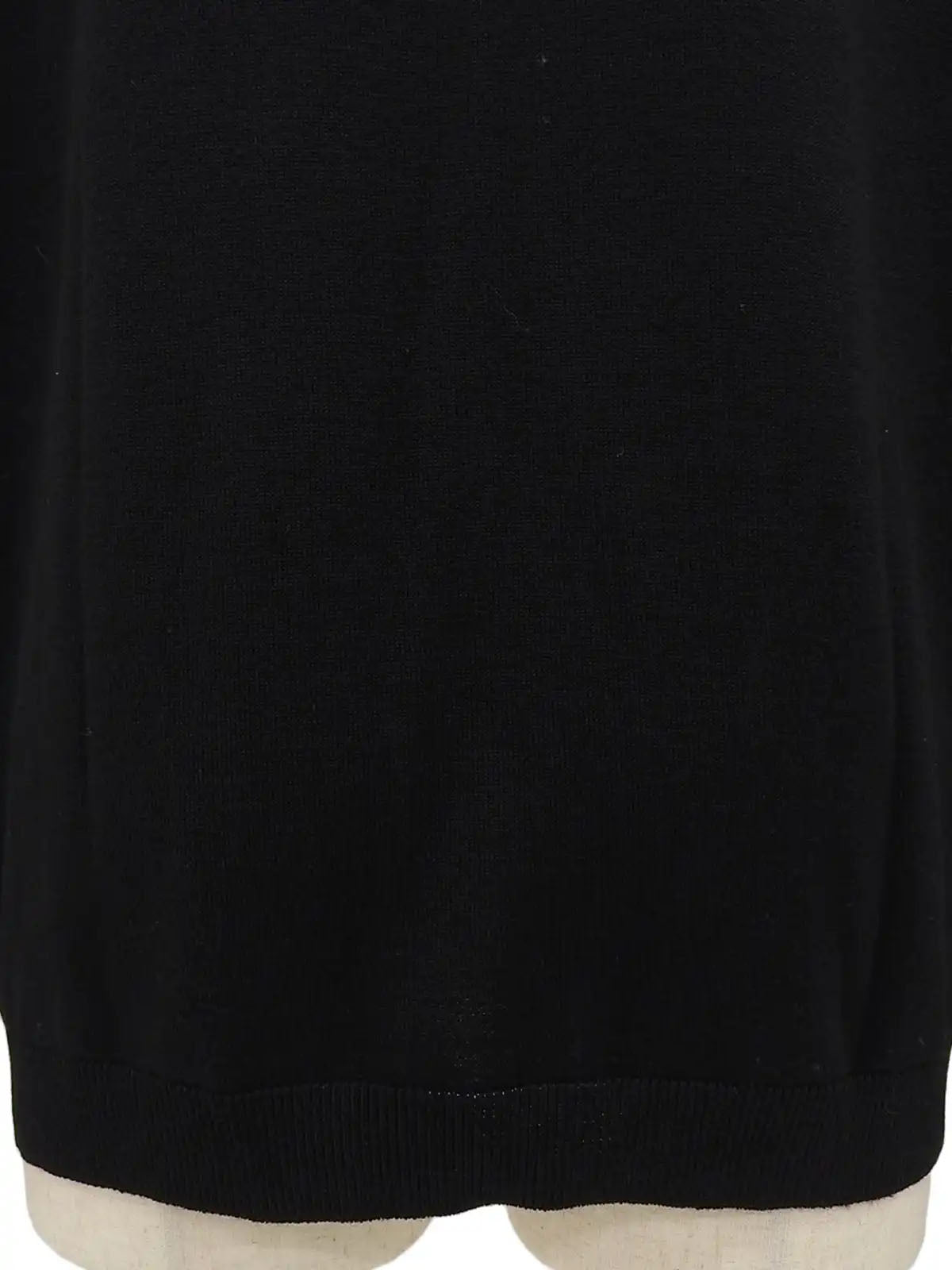 Silk knit combination design pattern cardigan in black/multi