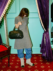 2009年製 CCマークニットワンピース グレー