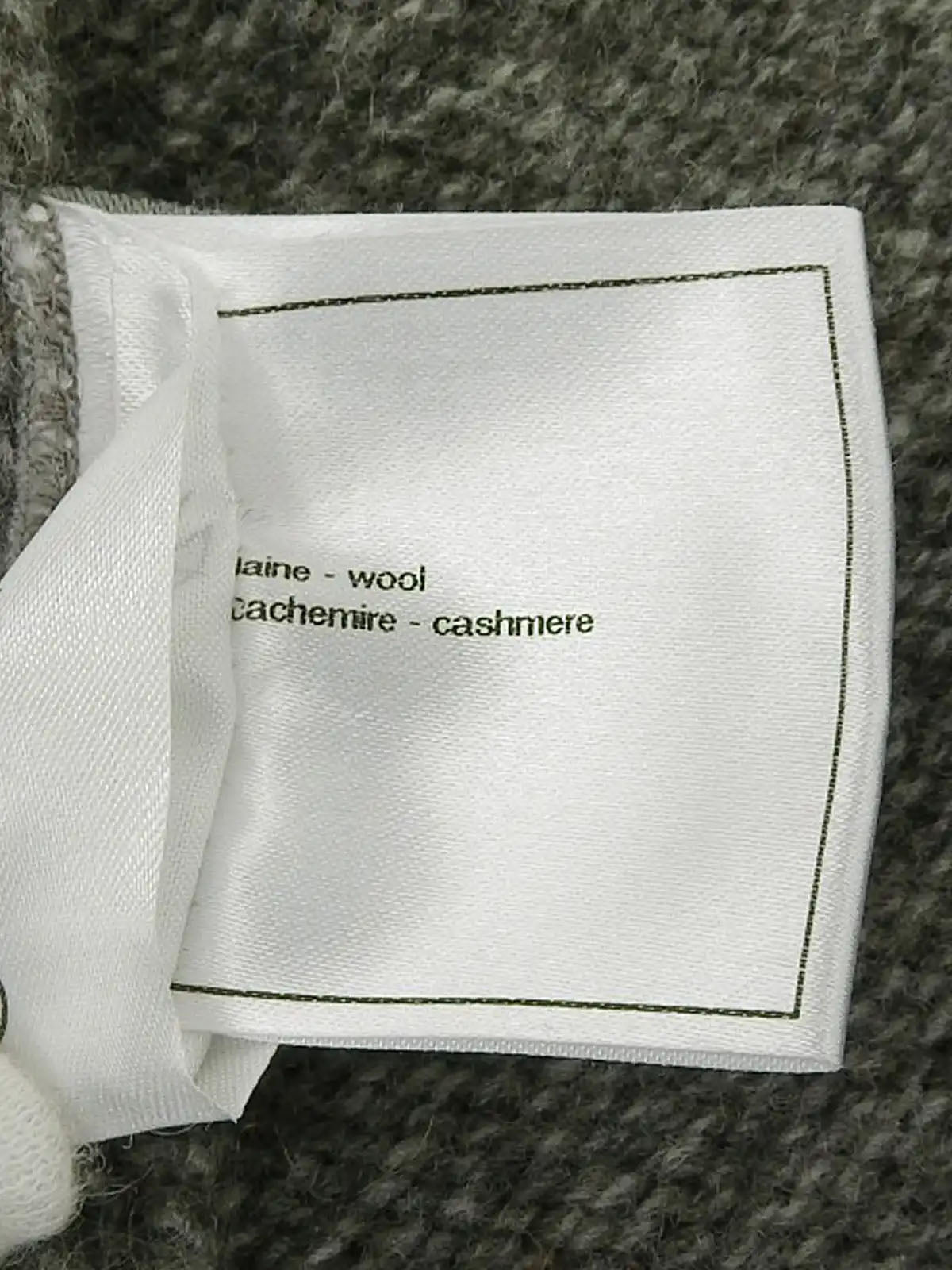 2009年製　CCマークニットワンピース　グレー