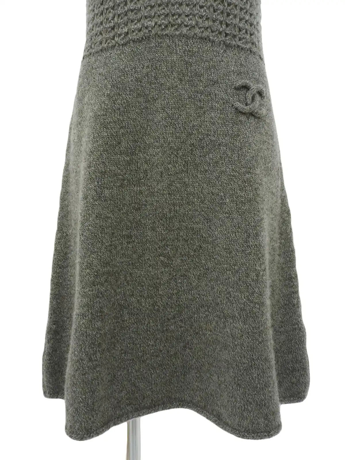 2009年製 CCマークニットワンピース グレー