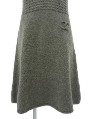 2009年製 CCマークニットワンピース グレー