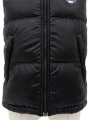 Logo Emblem Down Vest Black