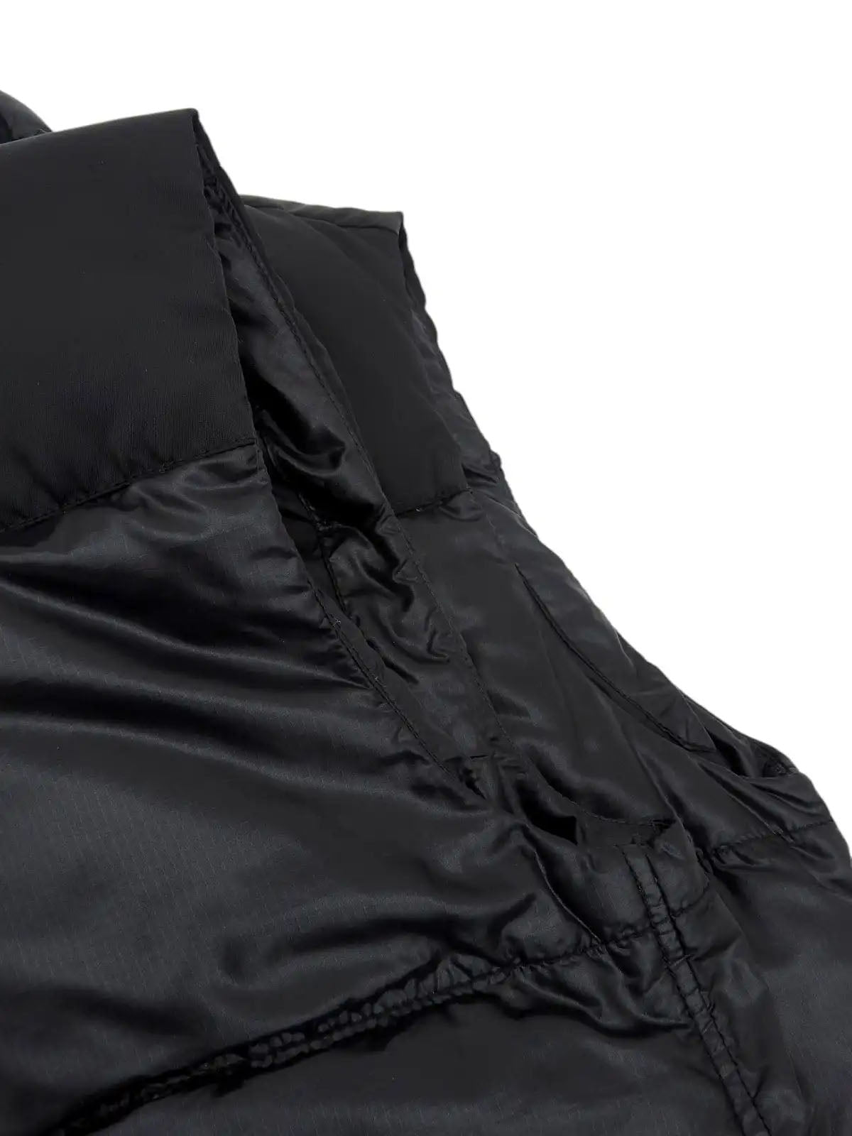 Logo Emblem Down Vest Black