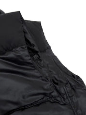 Logo Emblem Down Vest Black