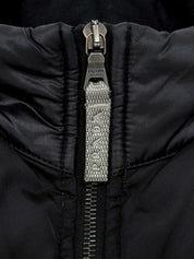 Logo Emblem Down Vest Black