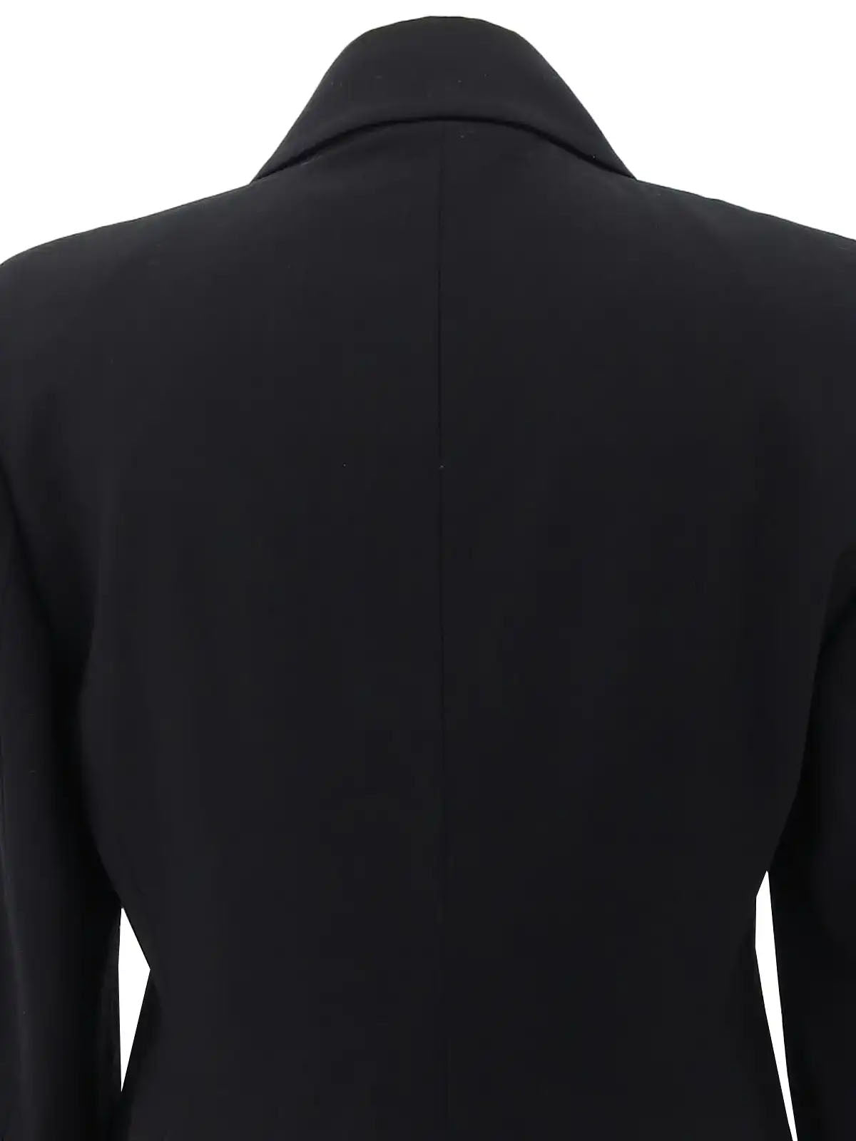 ウールフライフロントジャケット ブラック