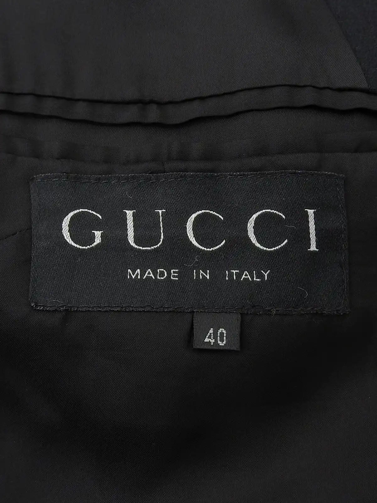 ウールフライフロントジャケット ブラック