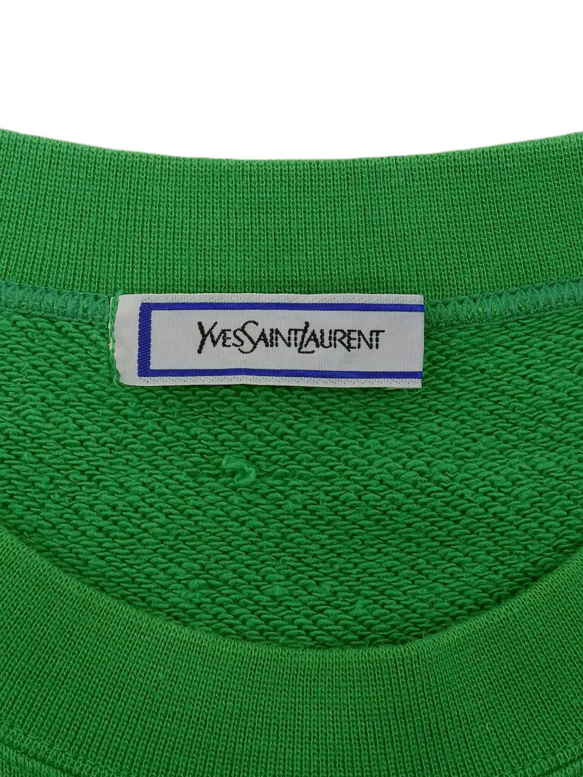 ロゴ刺繍ロングスリーブスウェット　グリーン