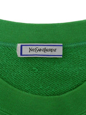 ロゴ刺繍ロングスリーブスウェット　グリーン