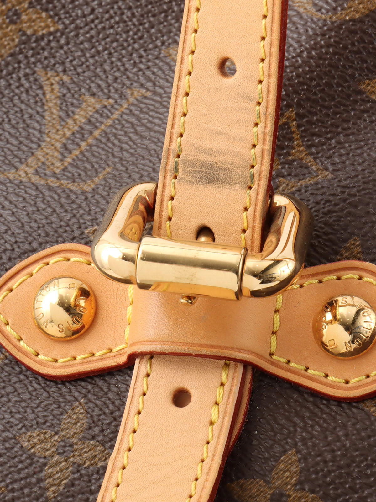 2010 Canvas Monogram Palermo GM Brown