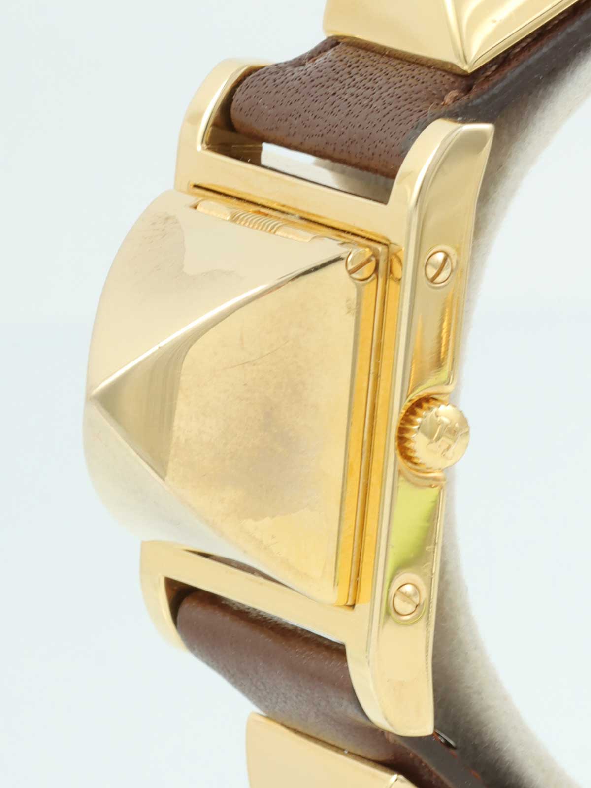 メドールウォッチ ブラウン/ゴールド