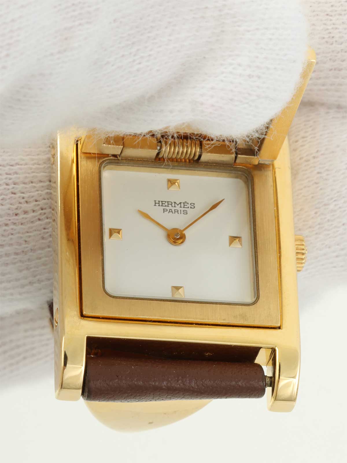 メドールウォッチ ブラウン/ゴールド