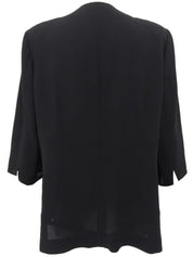 ロゴボタンジャケット ブラック