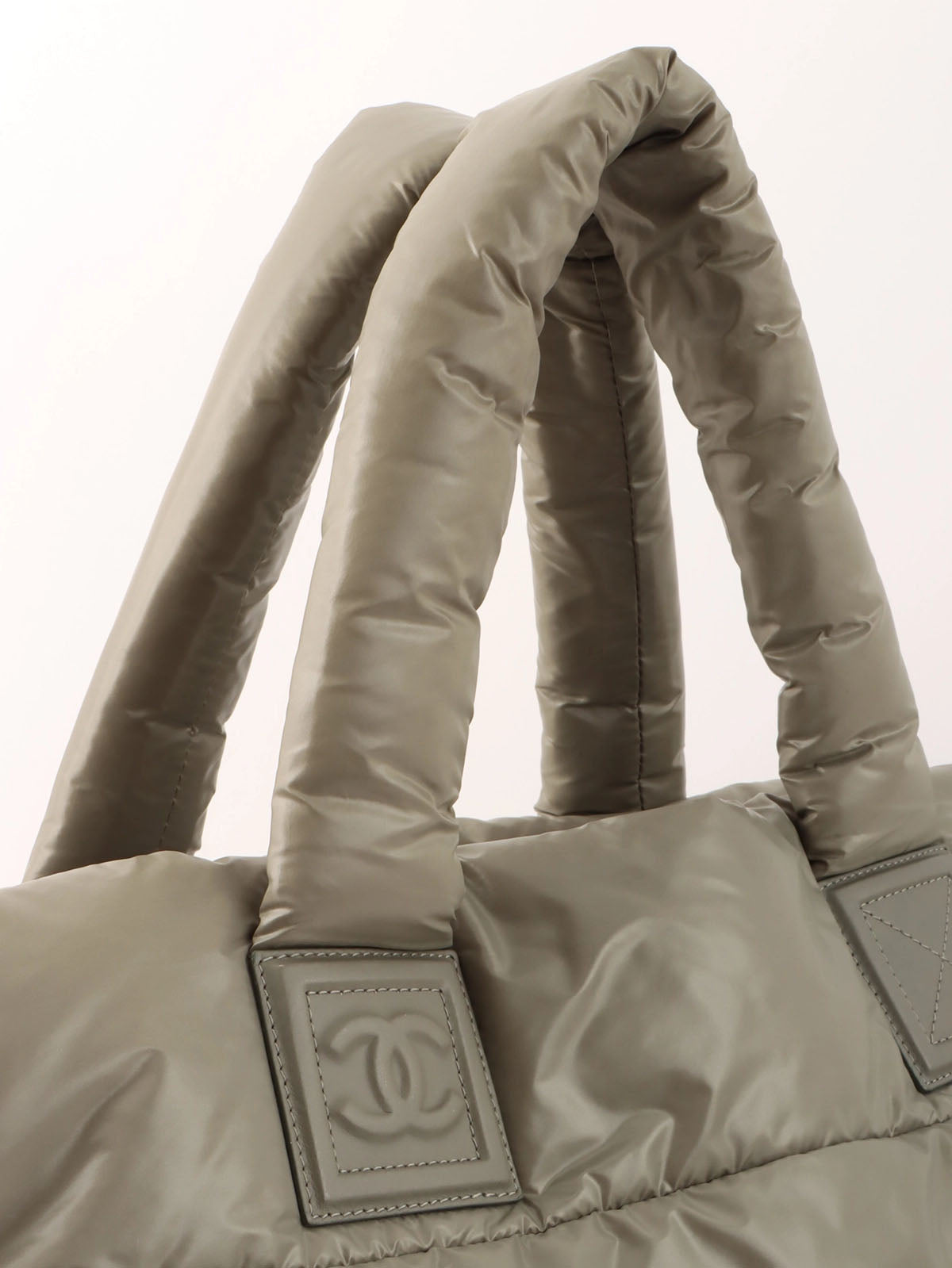 Coco Cocoon nylon bag, khaki, made around 2009