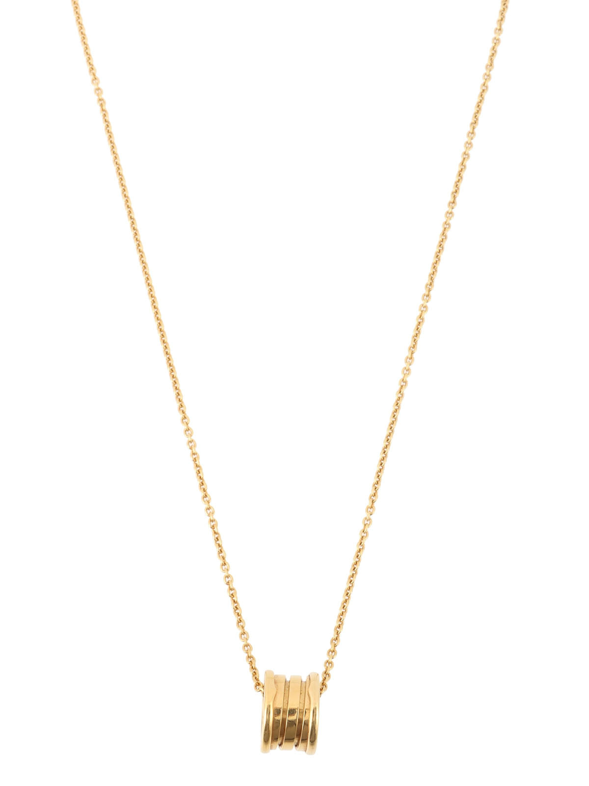 18K ビーゼロワンネックレス　ゴールド