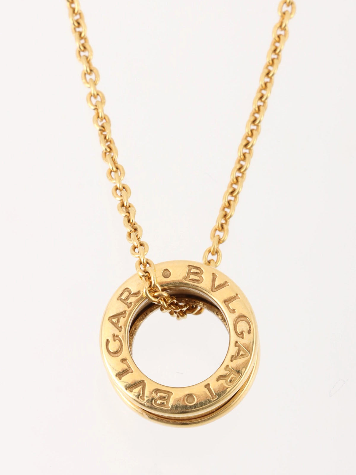 18K ビーゼロワンネックレス　ゴールド