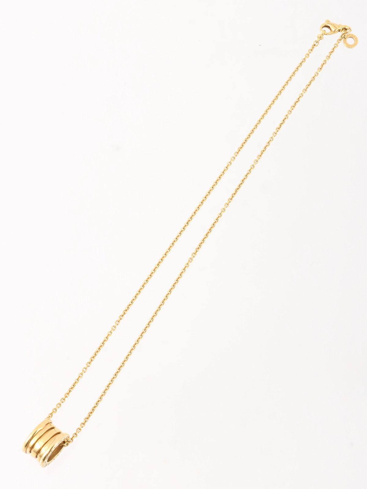 18K ビーゼロワンネックレス　ゴールド