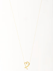 18K Gold Loving Heart Necklace