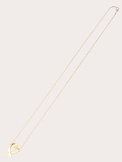 18K Gold Loving Heart Necklace