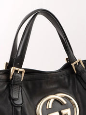 Interlocking 2-way bag, black