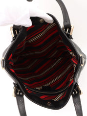 Interlocking 2-way bag, black