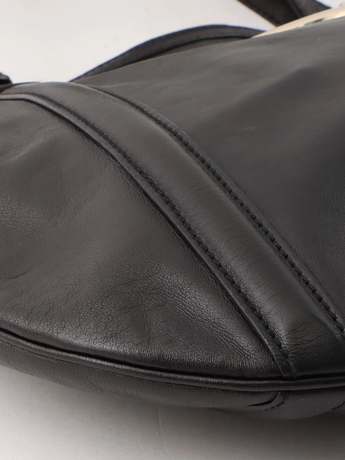Interlocking 2-way bag, black