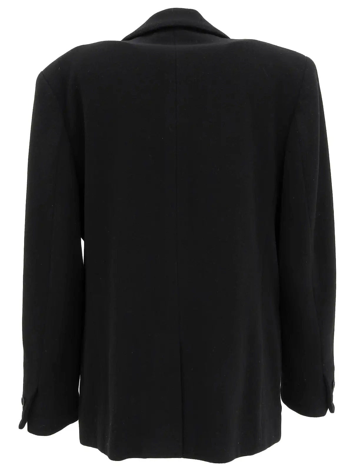 ウールエンブレムワッペンジャケット ブラック