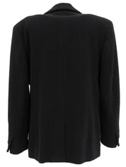 ウールエンブレムワッペンジャケット ブラック