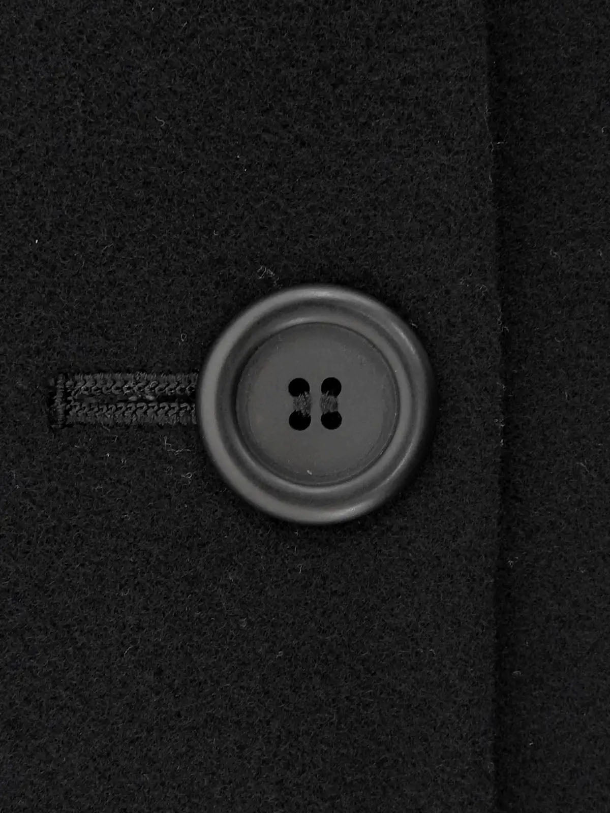 ウールエンブレムワッペンジャケット ブラック