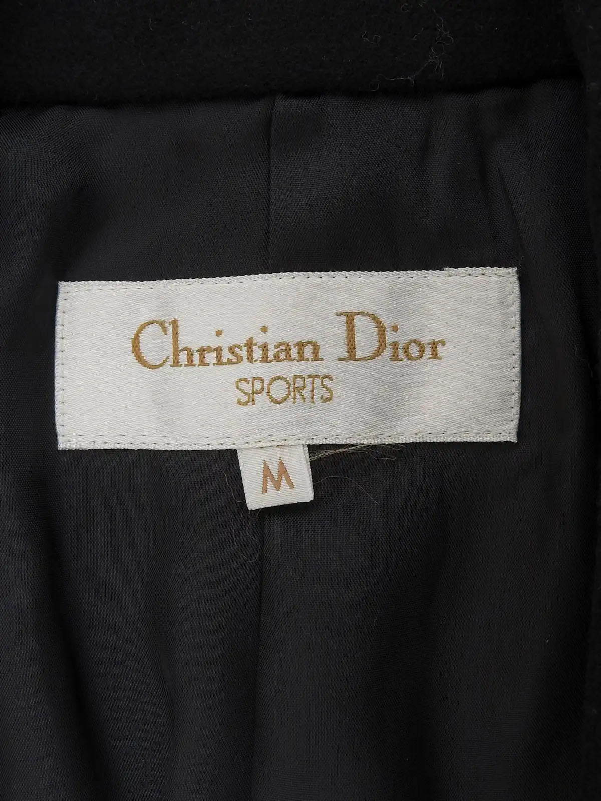 ウールエンブレムワッペンジャケット ブラック