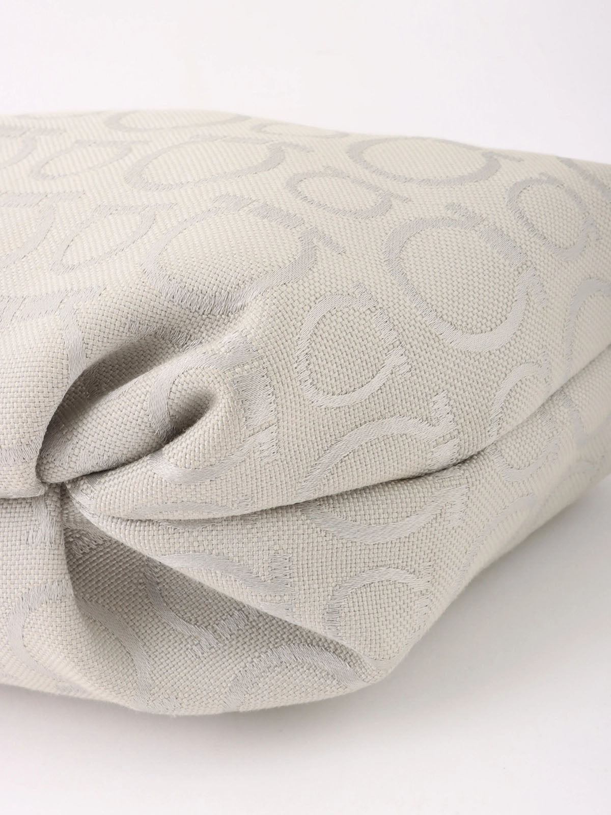 Gancini pattern handbag in grey