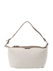 Gancini pattern handbag in grey