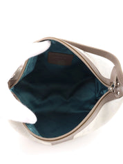 Gancini pattern handbag in grey