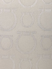 Gancini pattern handbag in grey