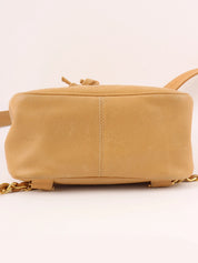 1995 Caviar Skin CC Turnlock Backpack, Beige
